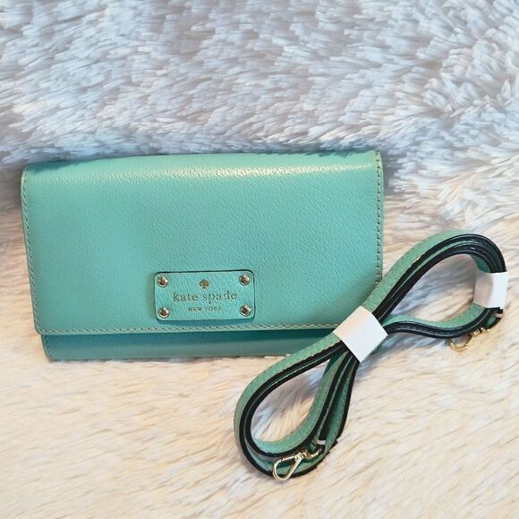 kate spade Handbags - Kate Spade Natalia Wellesley Teal Green Crossbody Bag